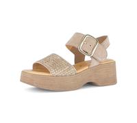 Riemchensandale GABOR "Riemchensandale", Damen, Gr. 40,5, beige, Schuhe Riemchensandale (56534641-40,5) beige
