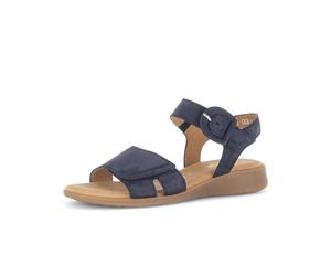 Riemchensandale GABOR "Riemchensandale", Damen, Gr. 40, blau, Schuhe Riemchensandale (48035037-40) blau