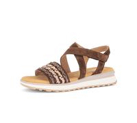 Riemchensandale GABOR "Riemchensandale", Damen, Gr. 40, braun, Schuhe Riemchensandale (74747702-40) braun