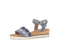 Riemchensandale GABOR "Riemchensandale", Damen, Gr. 41, blau, Schuhe Riemchensandale (58417604-41) blau
