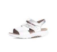Riemchensandale GABOR "Riemchensandale", Damen, Gr. 44, silber, Schuhe Riemchensandale (50939035-44) silber