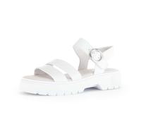 Gabor Damen Sandaletten, Frauen Sandalen,Best Fitting,Sommerschuhe,Freizeitschuhe,offene Schuhe,Strandschuhe,elegant,Weiss,42 EU / 8 UK