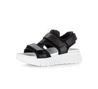 Riemchensandale GABOR "Riemchensandale Materialmix Leder/Lederimitat", Damen, Gr. 37, schwarz, Schuhe Riemchensandale (34820665-37) schwarz