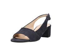Riemchensandale HÖGL "Högl Sandalen Veloursleder", Damen, Gr. 39, schwarz (dunkelblau), Veloursleder, Schuhe Riemchensandale (25228106-39) dunkelblau