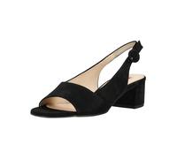 Riemchensandale HÖGL "Högl Sandalen Veloursleder", Damen, Gr. 41,5, schwarz, Veloursleder, Schuhe Riemchensandale (26095154-41,5) schwarz