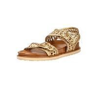 Riemchensandale INUOVO "INUOVO Sandalen Leder", Damen, Gr. 40, gold, Leder, Schuhe Riemchensandale (55544235-40) gold