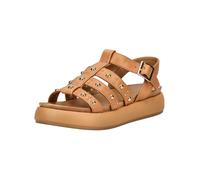 Riemchensandale INUOVO "INUOVO Sandalen Leder", Damen, Gr. 41, braun (nut), Leder, Schuhe Riemchensandale (79102537-41) nut