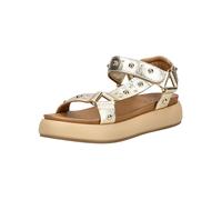 Riemchensandale INUOVO "INUOVO Sandalen Leder", Damen, Gr. 41, gold, Leder, Schuhe Riemchensandale (25759866-41) gold