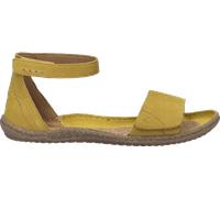 Riemchensandale JOSEF SEIBEL "Caitlyn 02", Damen, Gr. 38, safran, Leder, Schuhe Riemchensandale, Sandalette, Sommerschuh in Komfortweite G (=weit) (91490503-38) safran