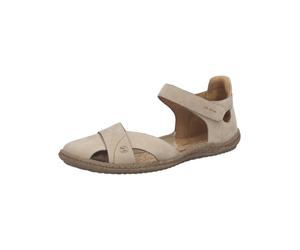 Riemchensandale JOSEF SEIBEL "Josef Seibel Sandalen Leder", Damen, Gr. 38, creme, Leder, Schuhe Riemchensandale (56250845-38) creme