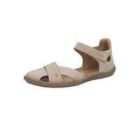 Riemchensandale JOSEF SEIBEL "Josef Seibel Sandalen Leder", Damen, Gr. 41, creme, Leder, Schuhe Riemchensandale (56250845-41) creme
