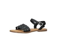 Riemchensandale KICKERS "Kickers Sandalen Leder", Damen, Gr. 36, schwarz, Leder, Schuhe Riemchensandale (91038657-36)