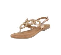 Riemchensandale LAZAMANI "Lazamani Sandalen Leder/Textil", Damen, Gr. 37, orange (peach), Leder, Textil, Schuhe Riemchensandale (76749408-37) peach