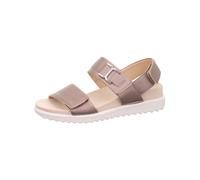 Riemchensandale LEGERO "Legero Sandalen Leder", Damen, Gr. 43, rose metallic, Leder, Schuhe Riemchensandale (29357517-43)