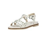 Riemchensandale NERO GIARDINI "Nero Giardini Sandalen Leder", Damen, Gr. 38, weiß, Leder, Schuhe Riemchensandale (40638031-38) weiß