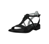 Riemchensandale NERO GIARDINI "Nero Giardini Sandalen Leder", Damen, Gr. 39, schwarz, Leder, Schuhe Riemchensandale (33301640-39) schwarz