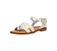 Riemchensandale OH MY SANDALS "Oh My Sandals Sandalen Leder", Damen, Gr. 38, beige (hellbeige), Leder, Schuhe Riemchensandale (87485928-38) hellbeige