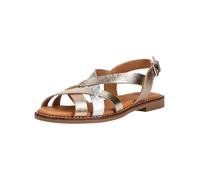 Riemchensandale OH MY SANDALS "Oh My Sandals Sandalen Leder", Damen, Gr. 41, bronze, Leder, Schuhe Riemchensandale (88971469-41) bronze