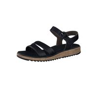 Paul Green Damen, Frauen Sandaletten,Sommersandalen,bequem,flach,Sommerschuhe,Freizeitschuhe,offene Schuhe,Strandschuhe,Schwarz (JA),37.5 EU / 4.5 UK