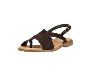 Riemchensandale PAUL GREEN "Paul Green Sandalen Leder", Damen, Gr. 39, moro, Leder, Schuhe Riemchensandale (42791561-39) moro