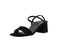 Riemchensandale PAUL GREEN "Paul Green Sandalen Veloursleder", Damen, Gr. 37,5, schwarz, Veloursleder, Schuhe Riemchensandale (12112003-37,5) schwarz