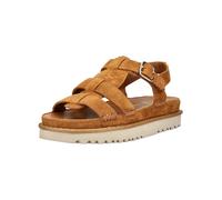 Riemchensandale PAUL GREEN "Paul Green Sandalen Veloursleder", Damen, Gr. 38, caramel, Veloursleder, Schuhe Riemchensandale (30663341-38) caramel