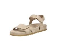 Riemchensandale PAUL GREEN "Paul Green Sandalen Veloursleder", Damen, Gr. 39, beige (creme), Veloursleder, Schuhe Riemchensandale (83005555-39) creme