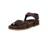 Riemchensandale PAUL GREEN "Paul Green Sandalen Veloursleder", Damen, Gr. 39, braun (mocca), Veloursleder, Schuhe Riemchensandale (71482148-39) mocca