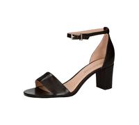 Riemchensandale PETER KAISER "Peter Kaiser Sandalen Nappaleder", Damen, Gr. 35,5, schwarz, Nappaleder, Schuhe Riemchensandale (17106460-35,5)