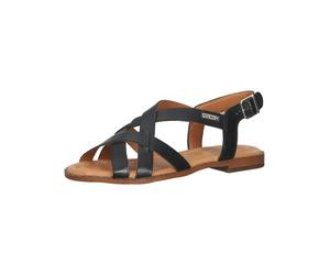 Riemchensandale PIKOLINOS "PIKOLINOS Sandalen Leder", Damen, Gr. 36, schwarz, Leder, Schuhe Riemchensandale (54797048-36) schwarz