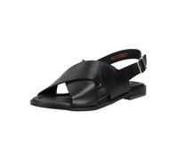 Riemchensandale PIKOLINOS "PIKOLINOS Sandalen Leder", Damen, Gr. 38, schwarz, schwarz, Leder, Schuhe Riemchensandale (25563710-38) schwarz, schwarz