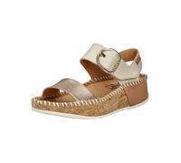 Riemchensandale PIKOLINOS "PIKOLINOS Sandalen Leder", Damen, Gr. 40, beige (champagne), Leder, Schuhe Riemchensandale (65708120-40)