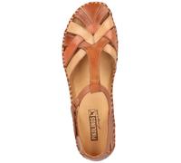 Riemchensandale PIKOLINOS "PIKOLINOS Sandalen Leder", Damen, Gr. 42, braun (brandy), Leder, Schuhe Riemchensandale (85023426-42) brandy