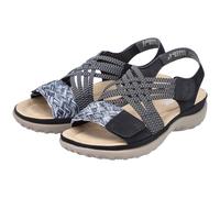 Rieker, Rieker Damen Riemchensandalen, Damen, Schwarz, Größe EU 37