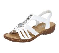 Rieker, Rieker Damen Riemchensandalen, Damen, Weiß, Größe EU 38
