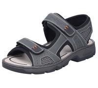 Rieker Herren geschlossene Sandalen 26156, Männer Sandalen,Sommerschuhe,Freizeitschuhe,offene Schuhe,Strandschuhe,grau (47),46 EU / 11 UK