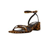 Riemchensandale STEVE MADDEN "STEVE MADDEN Sandalen Leder", Damen, Gr. 39, Lederimitat, braun (leopard), Schuhe Riemchensandale (56328040-39) leopard