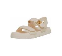 Riemchensandale STEVE MADDEN "STEVE MADDEN Sandalen Leder", Damen, Gr. 42, beige (creme), Leder, casual, Schuhe (60967640-42) creme