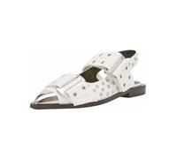 Riemchensandale STEVE MADDEN "STEVE MADDEN Sandalen Lederimitat", Damen, Gr. 38, weiß, Lederimitat, casual, Schuhe (44313509-38) weiß