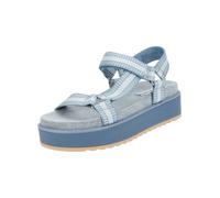 Riemchensandale STEVE MADDEN "STEVE MADDEN Sandalen Textil", Damen, Gr. 39, denim, Textil, Schuhe Riemchensandale (16294515-39) denim