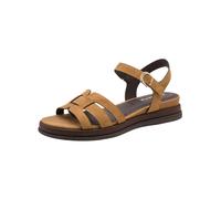 Riemchensandale TAMARIS "Tamaris Sandalen Leder", Damen, Gr. 38, cognac, Leder, Schuhe Riemchensandale (96444939-38) cognac