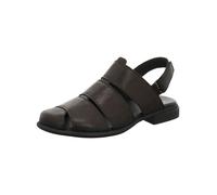 Riemchensandale THINK "Think Sandalen Leder", Damen, Gr. 42, schwarz, Leder, Schuhe Riemchensandale (56482909-42) schwarz