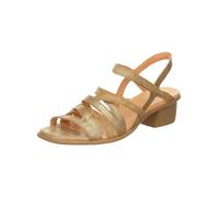 Riemchensandale THINK "Think Sandalen Nappaleder", Damen, Gr. 41, beige (sand), Nappaleder, Schuhe Riemchensandale (61473528-41) sand