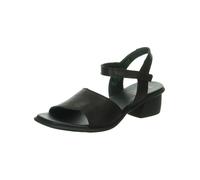 Riemchensandale THINK "Think Sandalen Nappaleder", Damen, Gr. 43, schwarz, Nappaleder, Schuhe Riemchensandale (10865650-43) schwarz