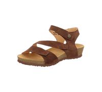 Riemchensandale THINK "Think Sandalen Veloursleder", Damen, Gr. 39, schoko, Veloursleder, Schuhe Riemchensandale (83453952-39) schoko