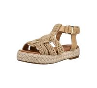 Riemchensandale TOMS "TOMS Sandalen Textil", Damen, Gr. 38,5, beige, Textil, Schuhe Riemchensandale (23371344-38,5) beige