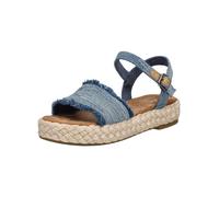 Riemchensandale TOMS "TOMS Sandalen Textil", Damen, Gr. 41, blau, Textil, Schuhe Riemchensandale (42122023-41)