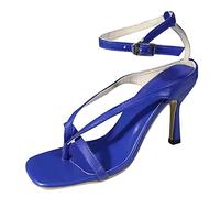 Riemchensandalen Damen Mit Absatz High Heels Schuhe Silber Festlich Pumps Schwarz Heel Stiefel Platform Shoes Pink Bequem Glitzer Plateau Gold Highheels Sommer Sandaletten Gr 43 39 Slingback Hinten