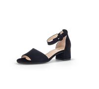 Riemchensandalen Effektleder beige schwarz - Gr. - 37.5 EU | 4.5 UK