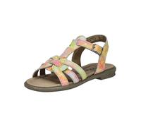 Riemchensandalette RICOSTA "Ricosta Sandalen Leder", Kinder, Gr. 35, pink (neon pink), Leder, Schuhe (96947352-35) neon pink